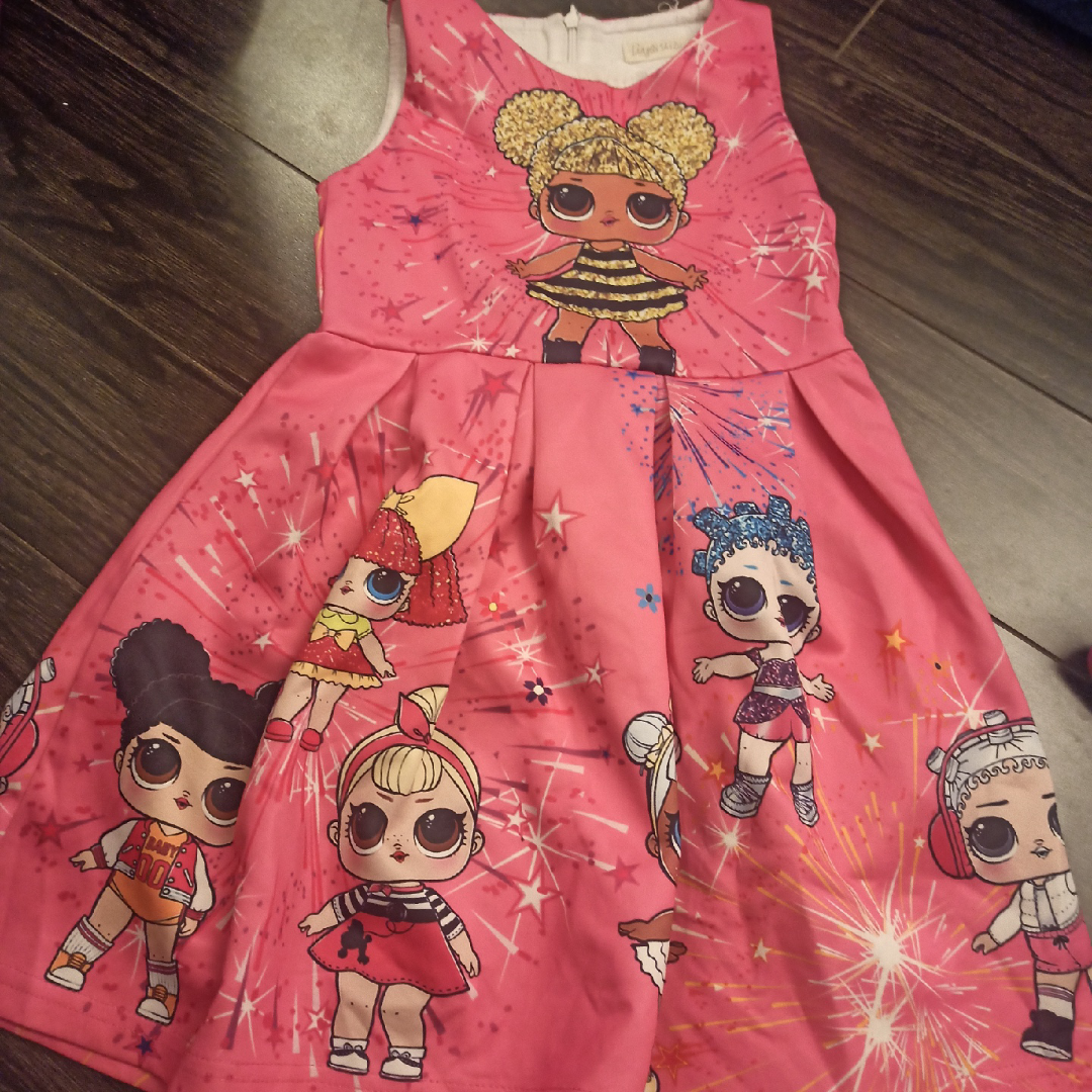 LOL Surprise! Pink Dress. size 4-6yrs