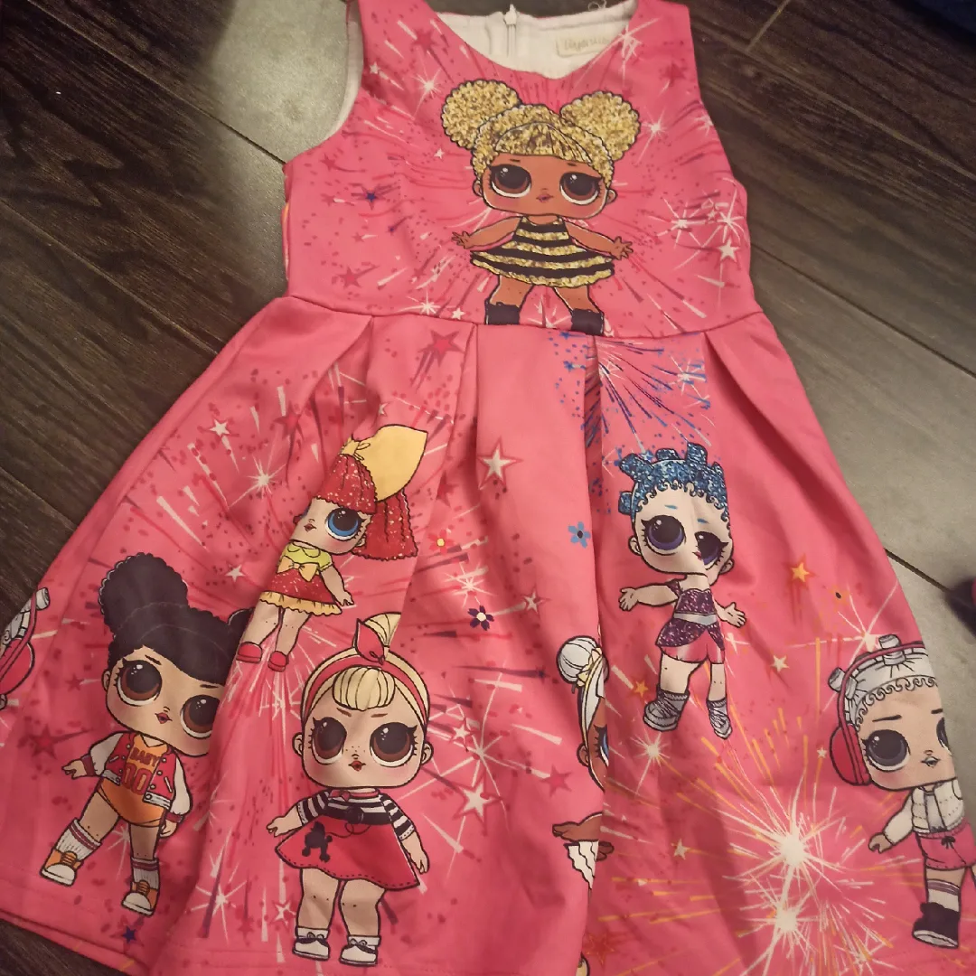 LOL Surprise! Pink Dress. size 4-6yrs thumbnail