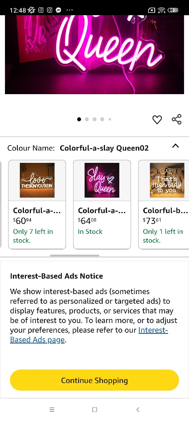 Slay Queen Neon Sign image indicator(2)