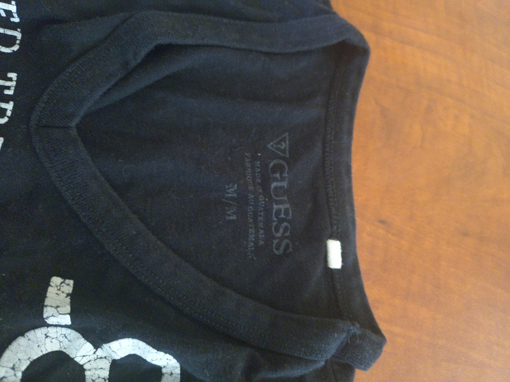 Guess Black Graphic T-Shirt - Size M - photo 2