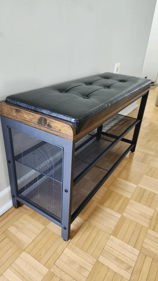 3-level Padded Bench Storage *new