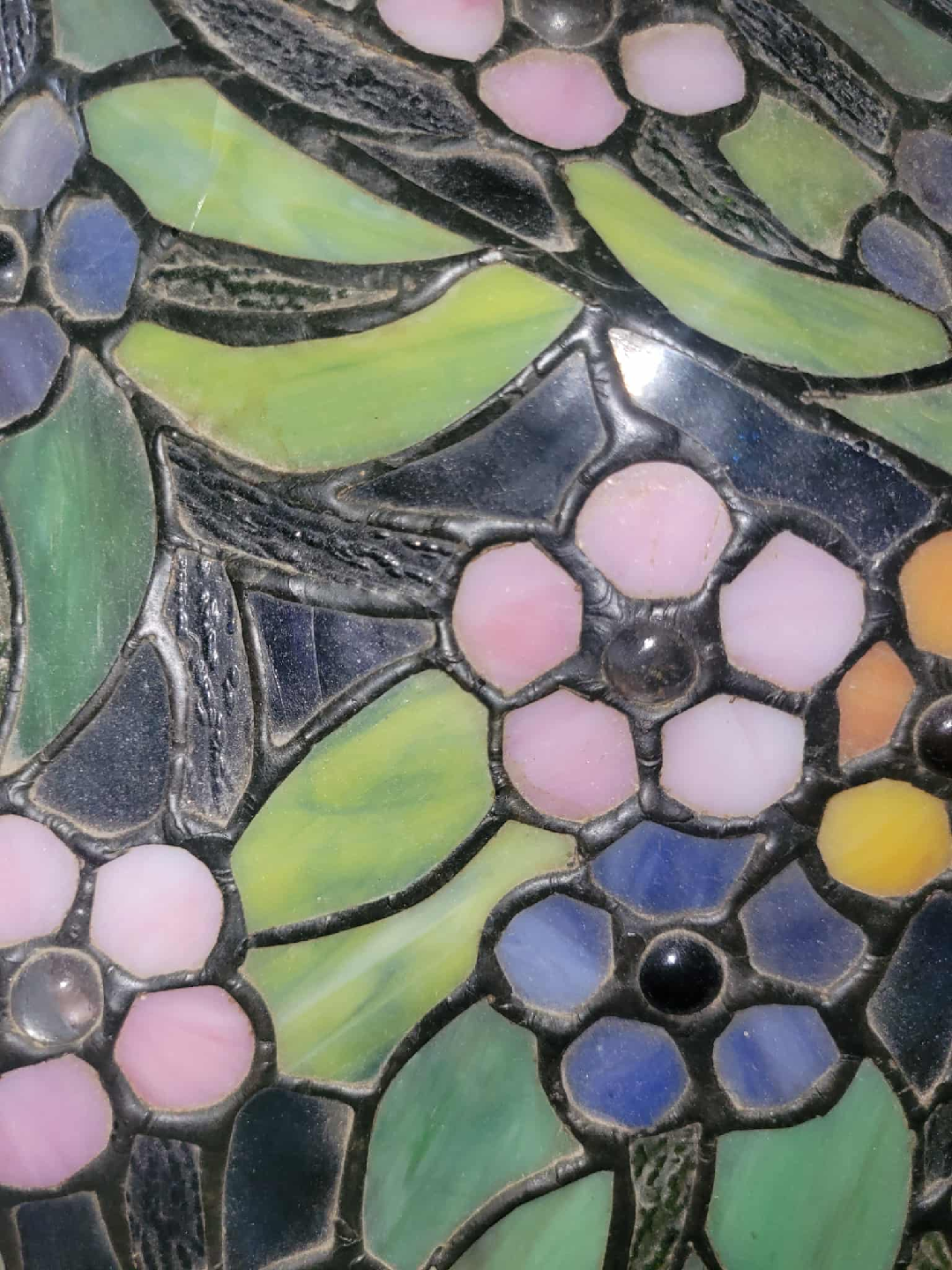 Tiffany Style Stained Glass Table Lamp - photo 4