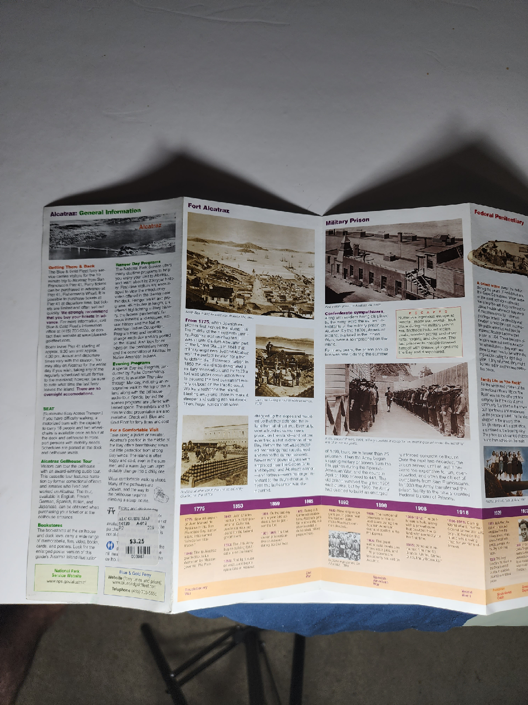 The Official Map & Guide to Alcatraz - photo 2