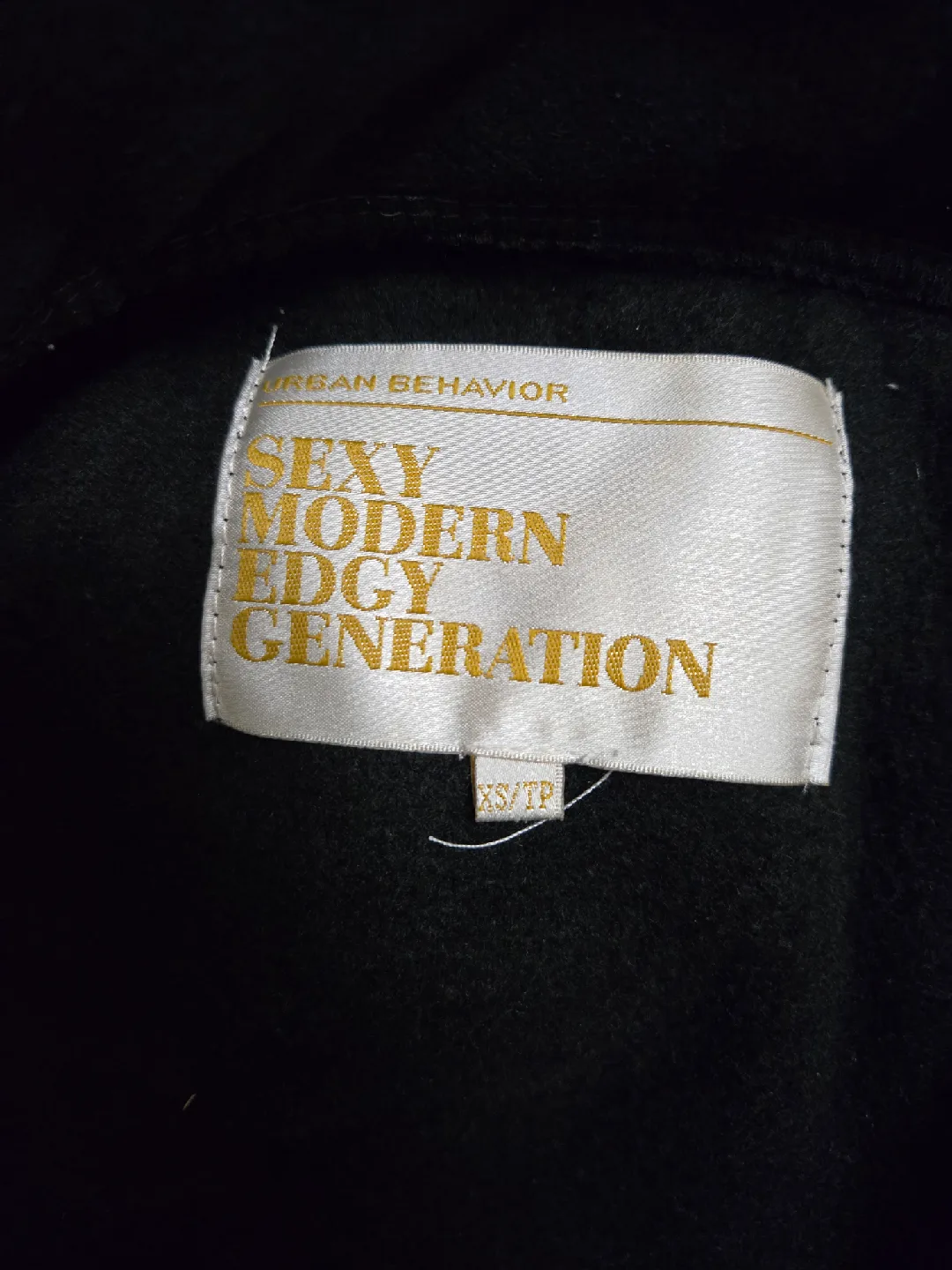 Urban Behavior Black Jacket XS image indicator(3)