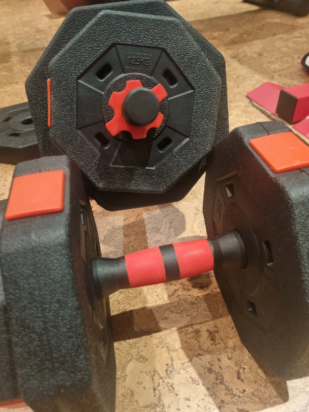 Adjustable Dumbbell Set with Weights image indicator(3)