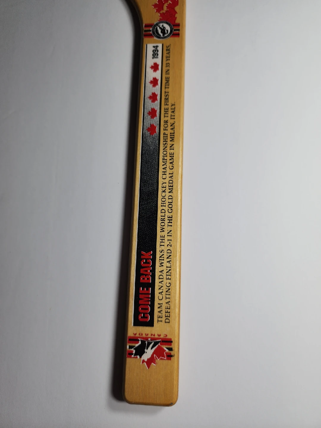 1994 Team Canada Mini Hockey Stick - photo 4