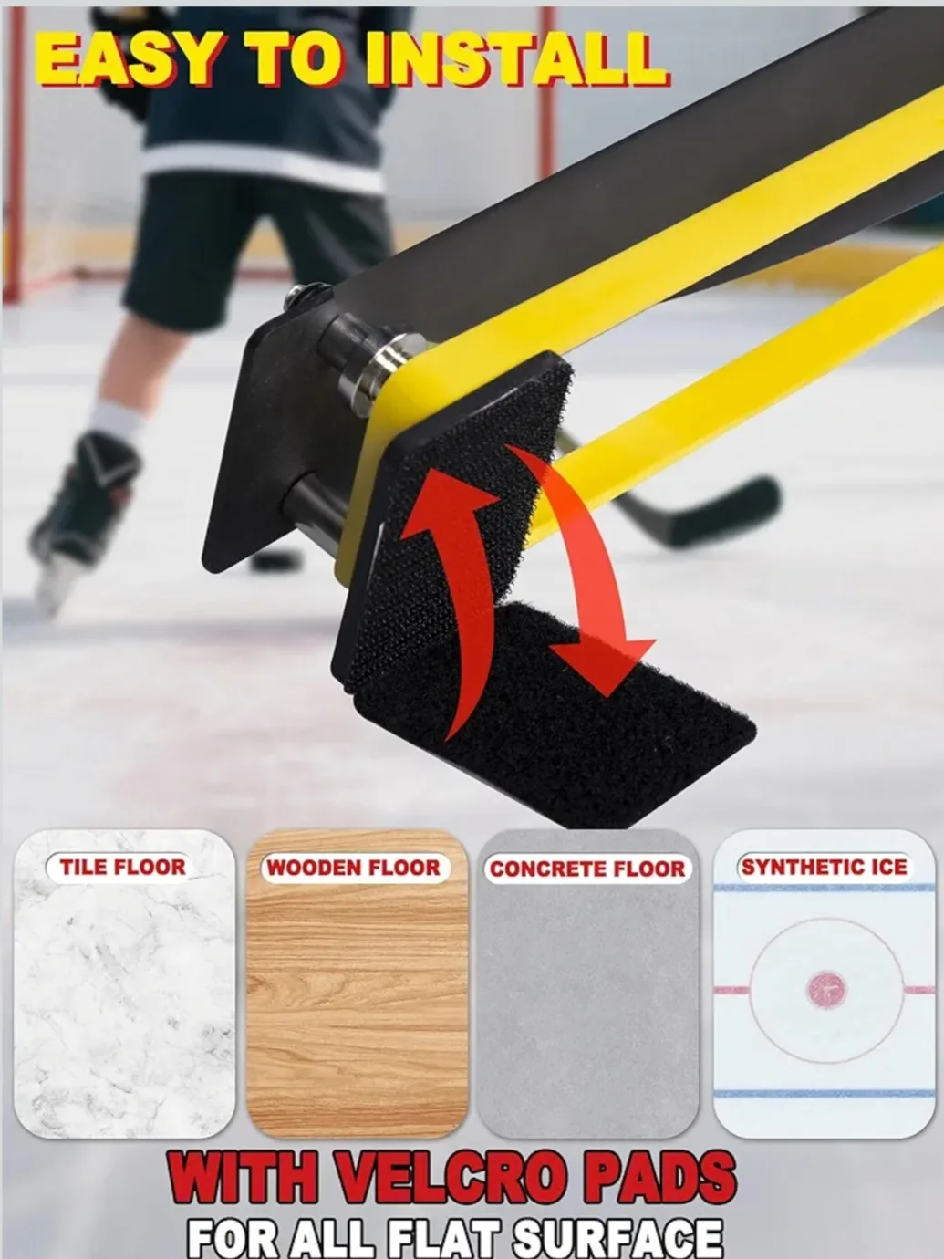 Hockey Training Aid rebounder passer image indicator(2)