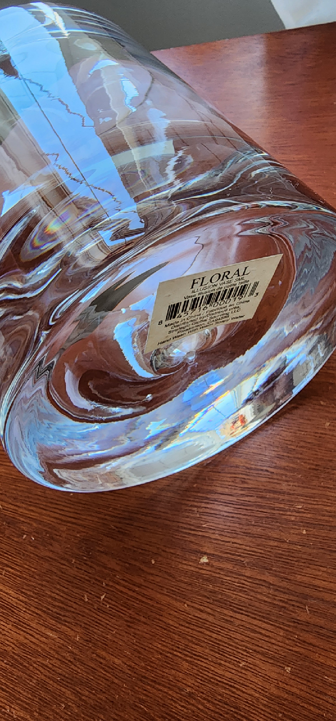 Beautiful heavy glass vase - photo 3