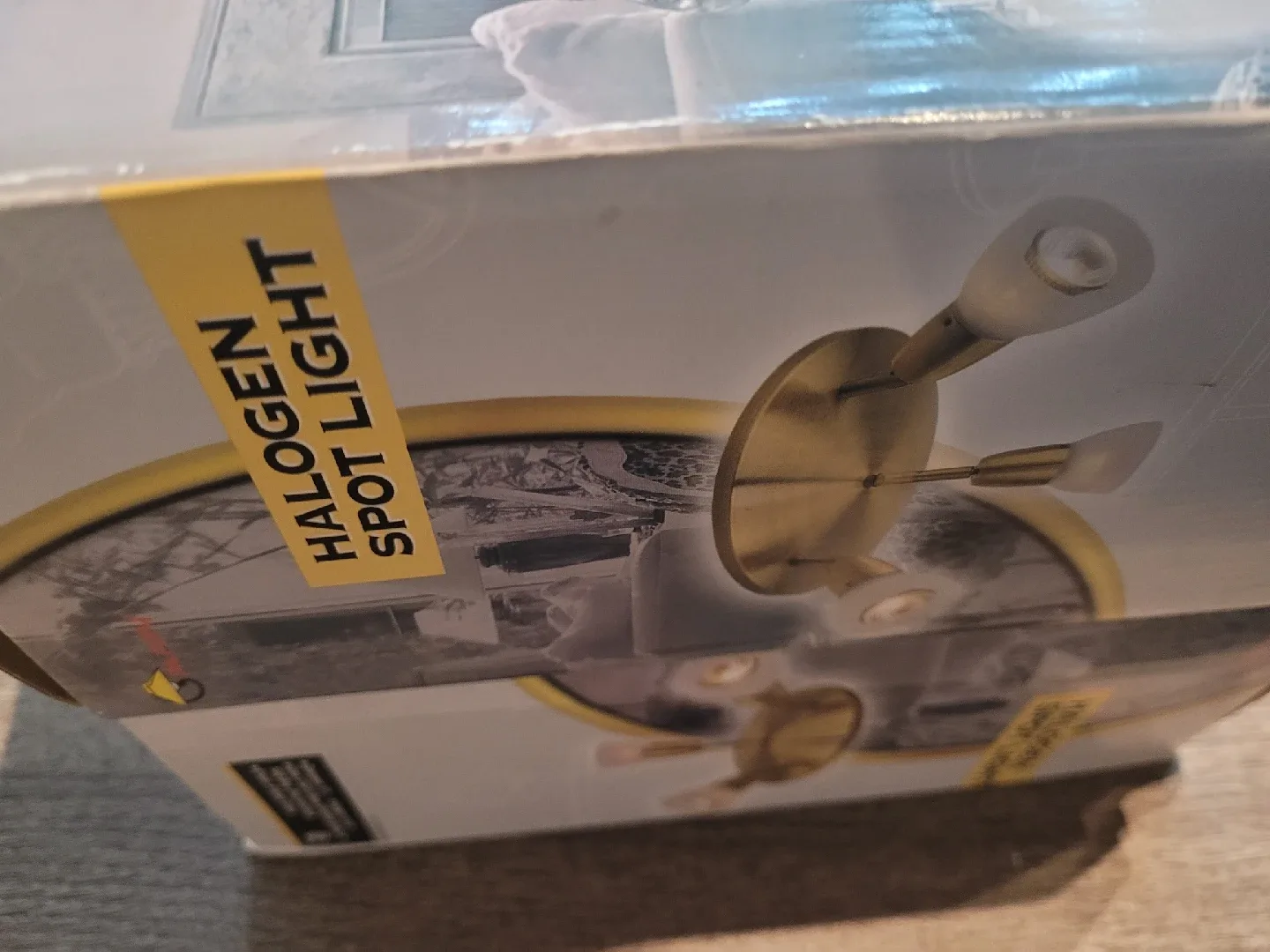 New ALUCSET Halogen Spot Light, Antique Brass Finish thumbnail