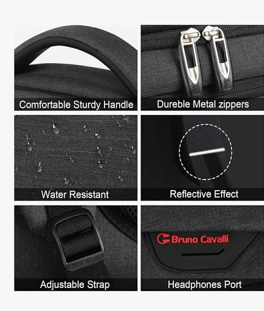 Bruno Cavalli Black Backpack - photo 2