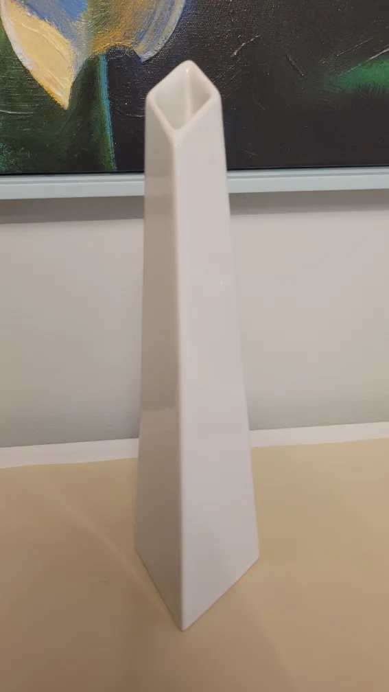 Studio Nova White Vase - 10 inches tall image indicator(4)