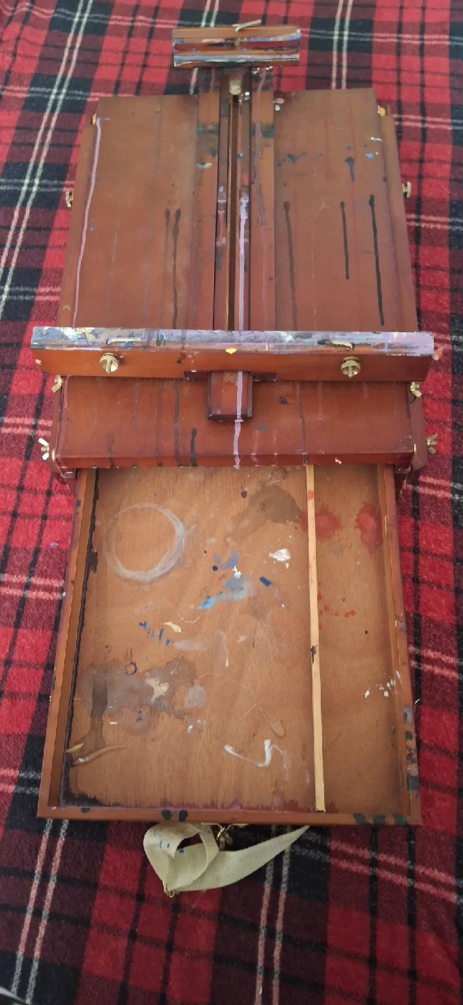 foldable Wooden Artist Easel image indicator(9)