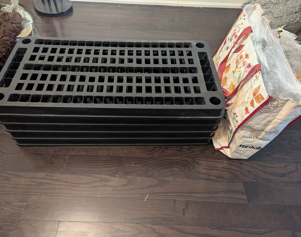 Black 5-Tier Plastic Shelving Unit - photo 3
