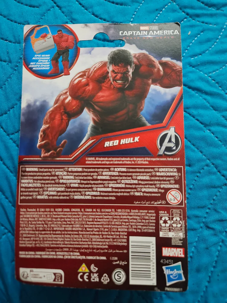 Marvel Red Hulk Action Figure - New in Box! image indicator(2)