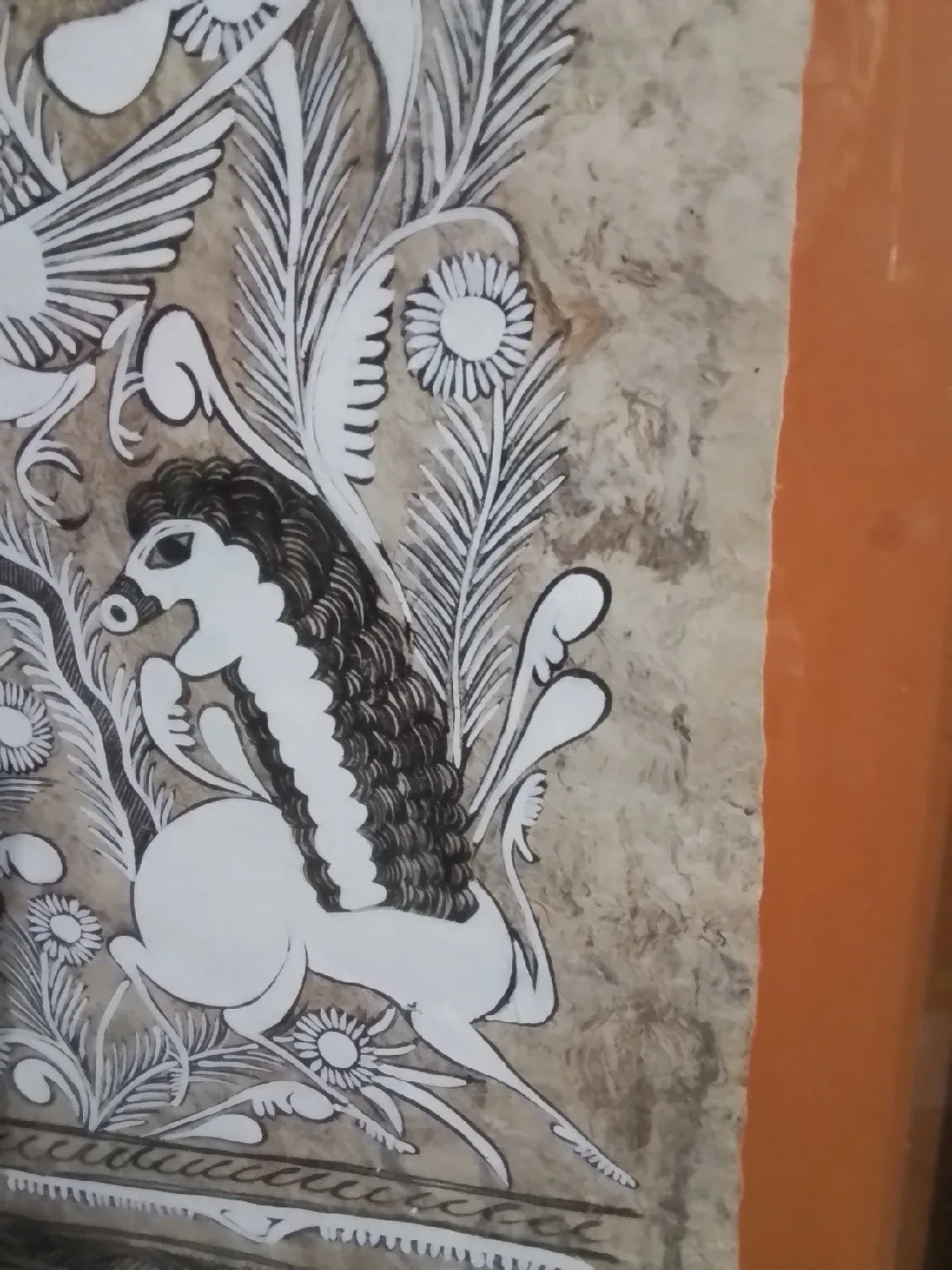 Framed Folk Art Drawing image indicator(3)