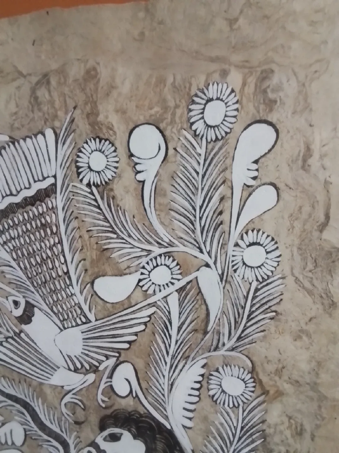 Framed Folk Art Drawing image indicator(4)