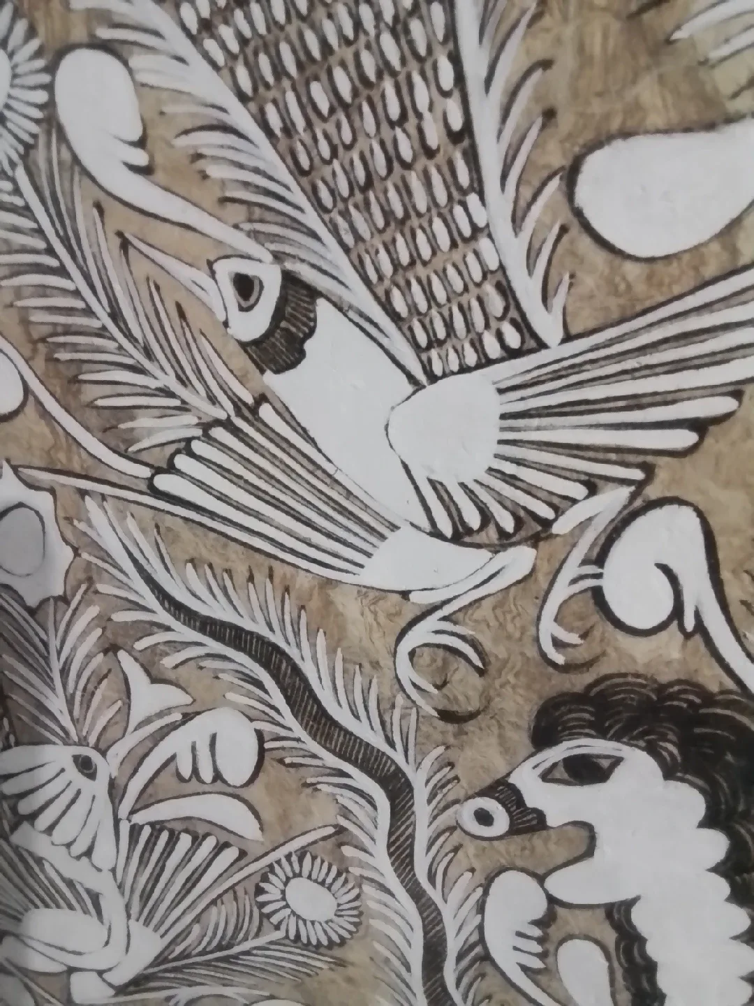 Framed Folk Art Drawing image indicator(7)