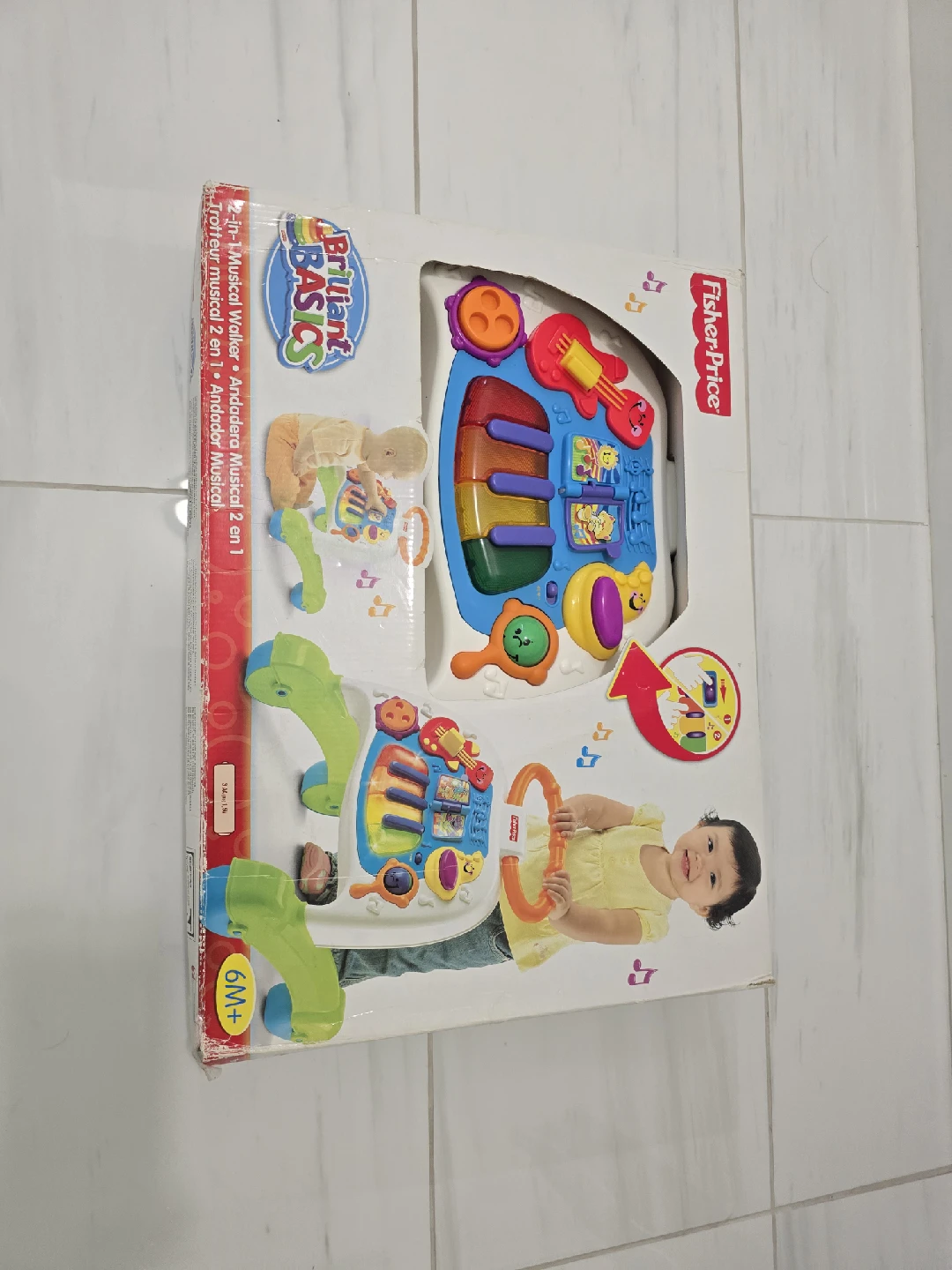 Fisher-Price Brilliant Basics 2-in-1 Musical Walker