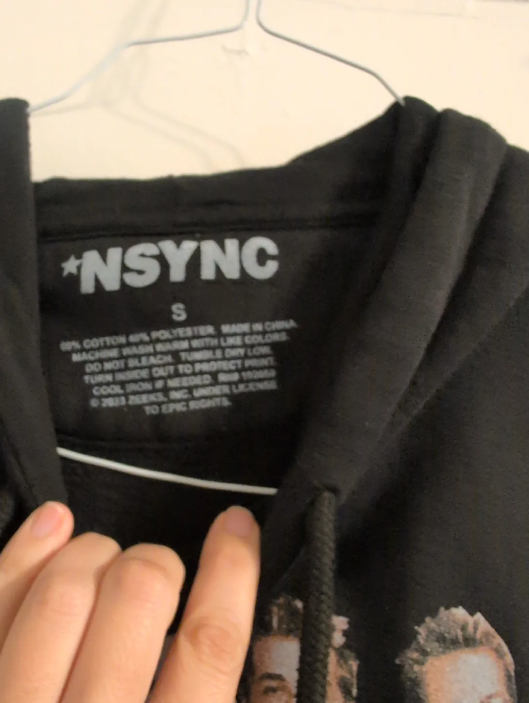 NSYNC sweatshirt hoody small medium image indicator(5)