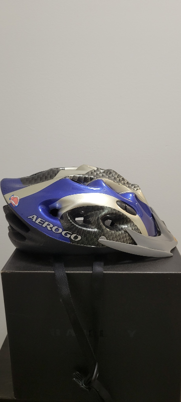 Aerogo Bike Helmet - Blue & Silver - photo 2