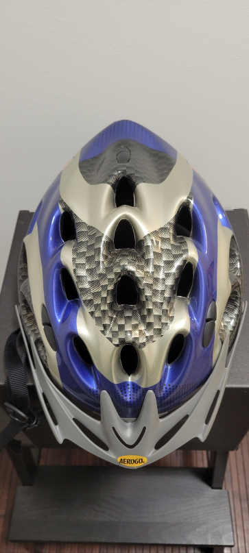 Aerogo Bike Helmet - Blue & Silver - photo 4