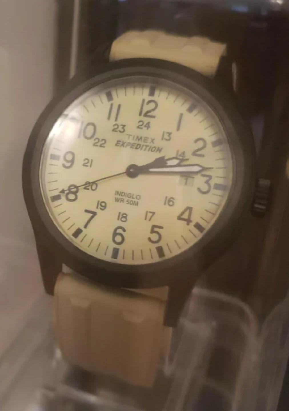 Timex Expedition Watch Black & Beige