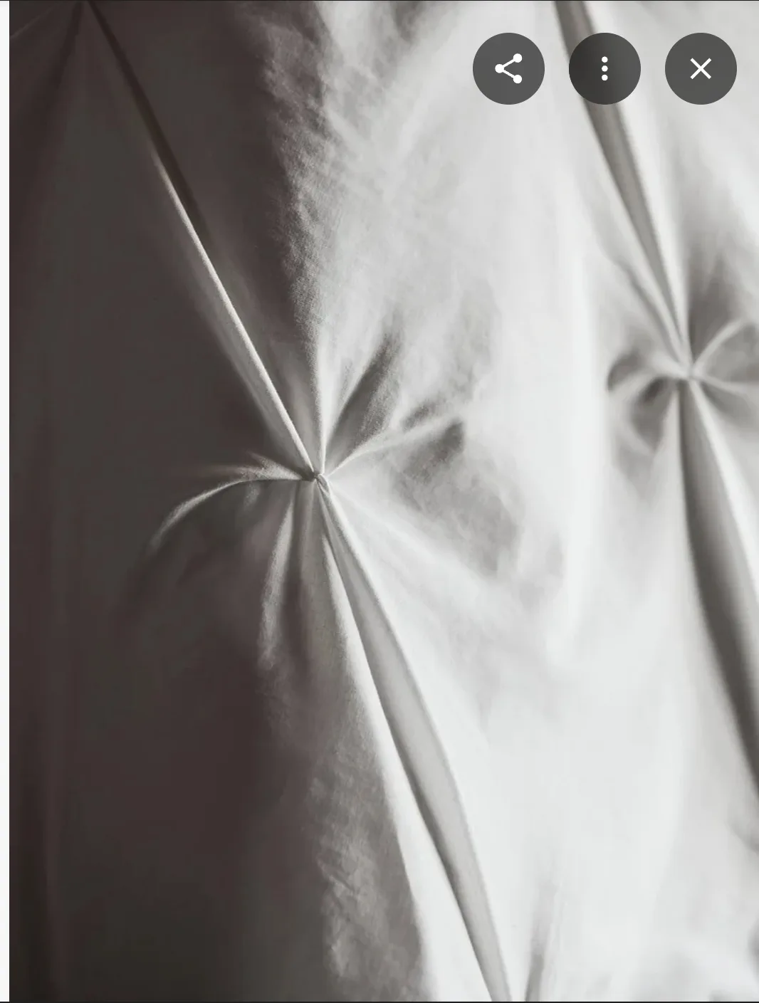 White Full/Queen Duvet cover with 2 shams only image indicator(7)