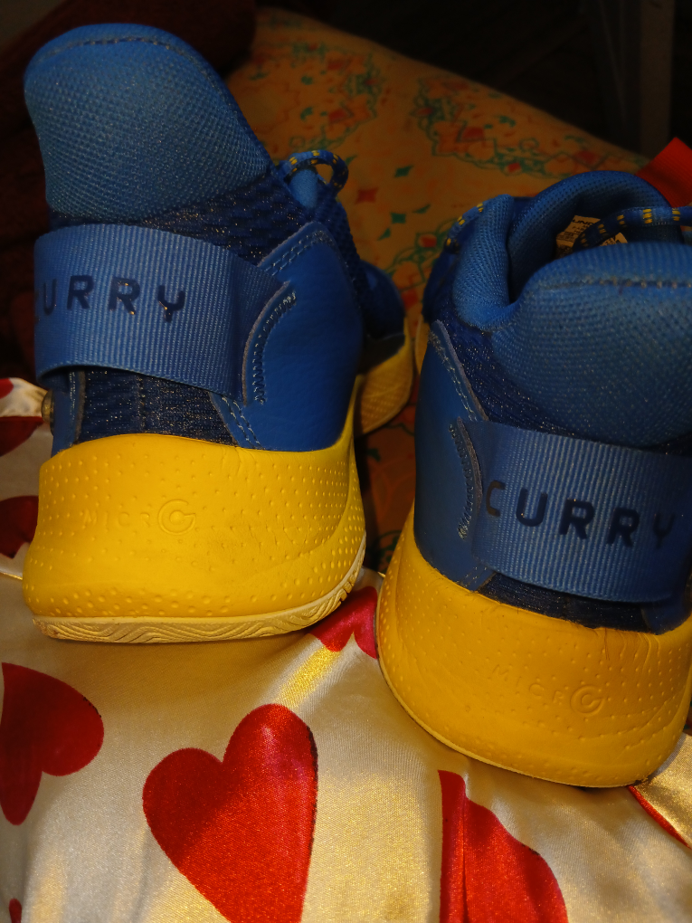 Stephen Curry 3Z5 Basketball Shoes - Blue & Yellow - photo 2