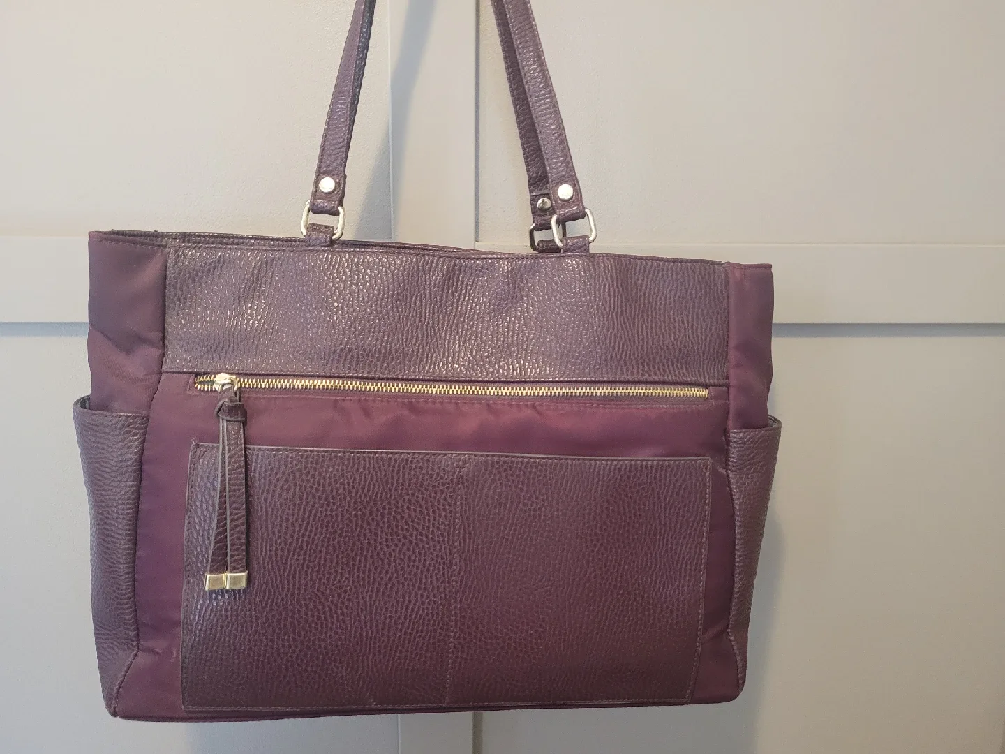 Purple Tote Bag image indicator(2)