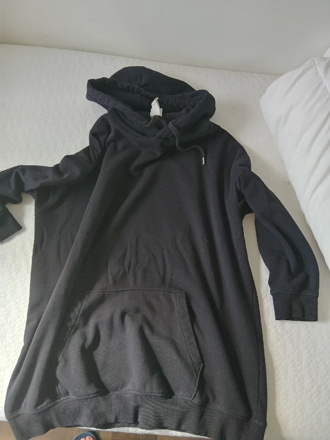 H&M Basics Black Hoodie - Size M thumbnail