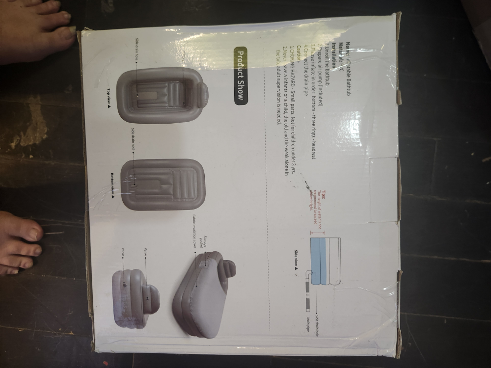 Inflatable  Bathtub - Portable & Foldable - photo 2