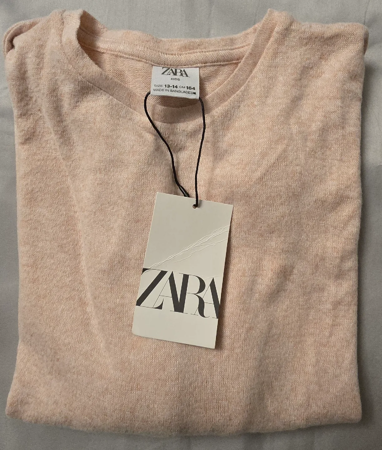 NEW! Girls Zara Kids Top in Light Pink! Size 13 - 14 image indicator(2)
