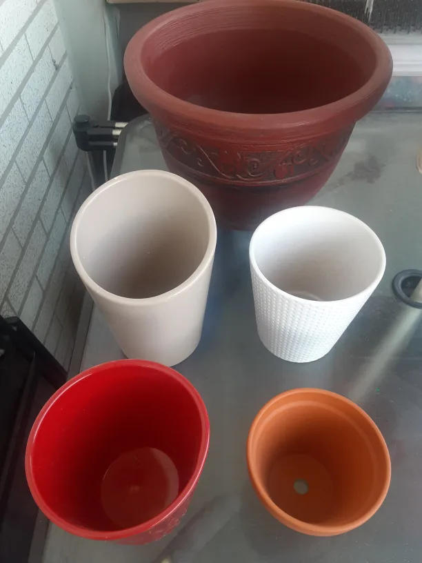 Assorted Flower Pots - 5 Piece Set image indicator(3)