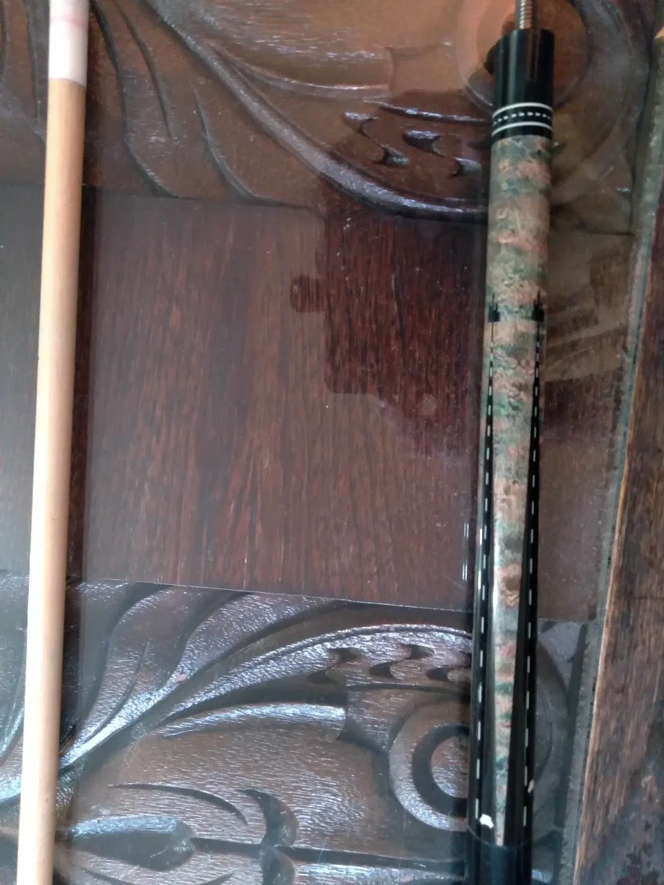 Meucci Pool Cue Stick with Case billiard image indicator(5)