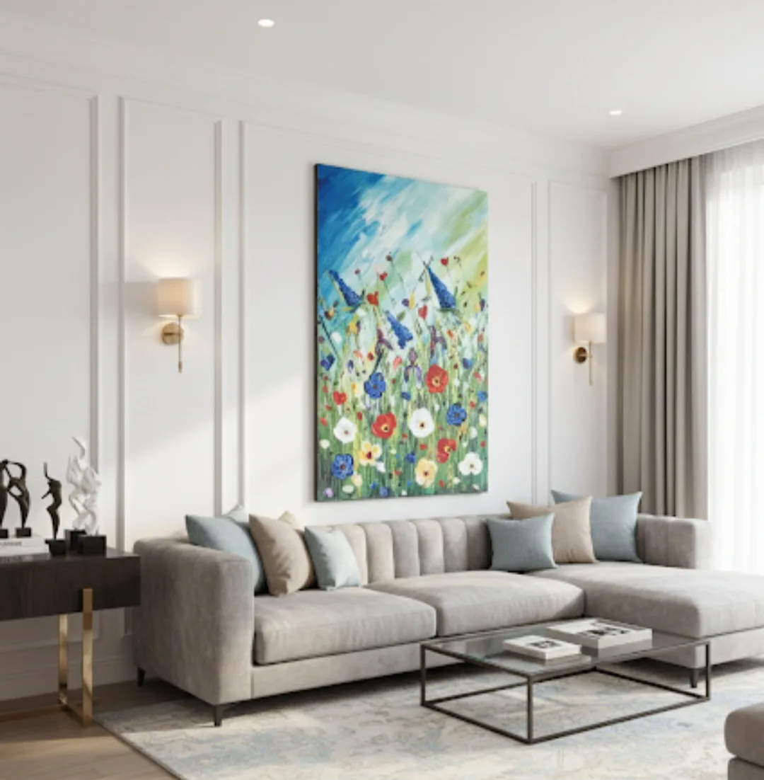 original hand painted painting by local artist Abstract image indicator(10)