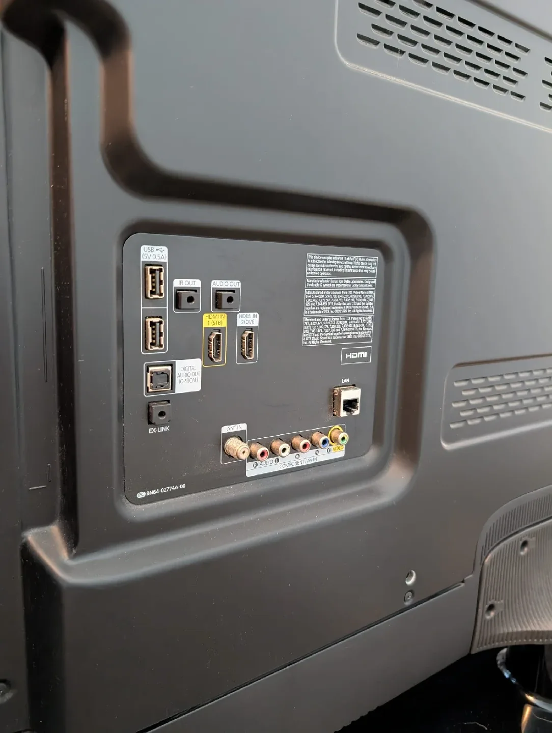 Samsung UN50H5203AF 50" TV image indicator(2)