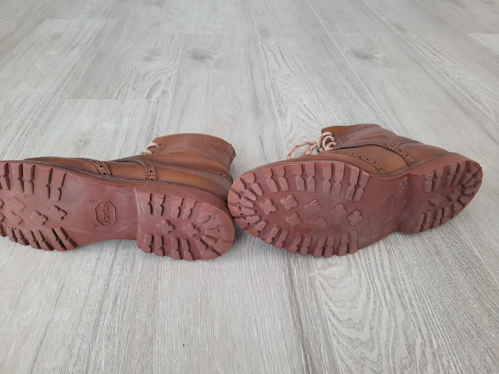 Brown Leather Wingtip Boots image indicator(3)