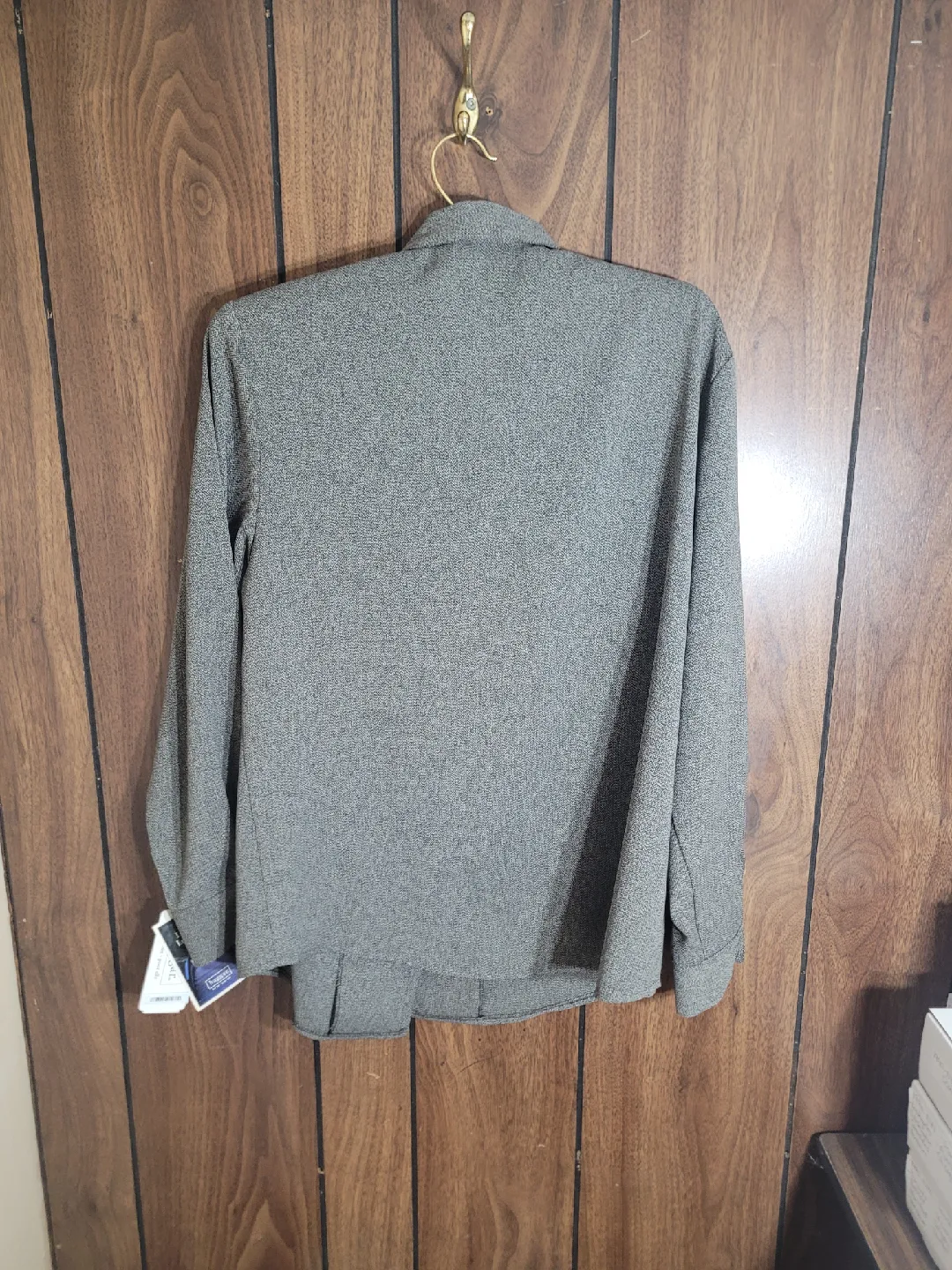 Haggar All That Jazz Black/Cream Blouse - Size 12 image indicator(6)