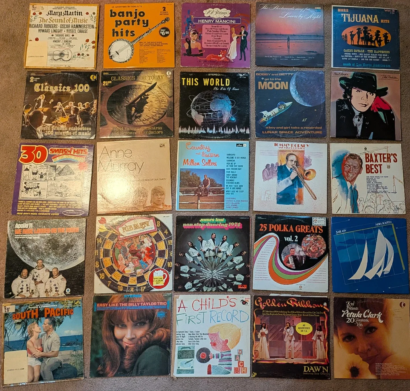 Vintage Vinyl Records & Record Player image indicator(3)