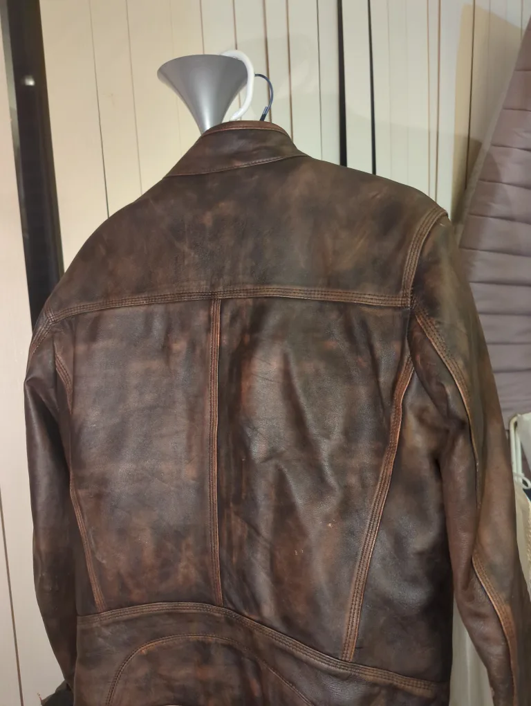 fashion lite Leather like  Jacket - Size M image indicator(2)
