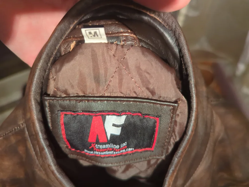 fashion lite Leather like  Jacket - Size M image indicator(3)