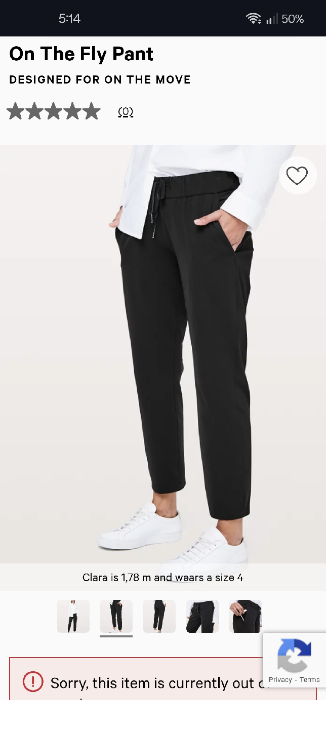 Lululemon On The Fly Pants