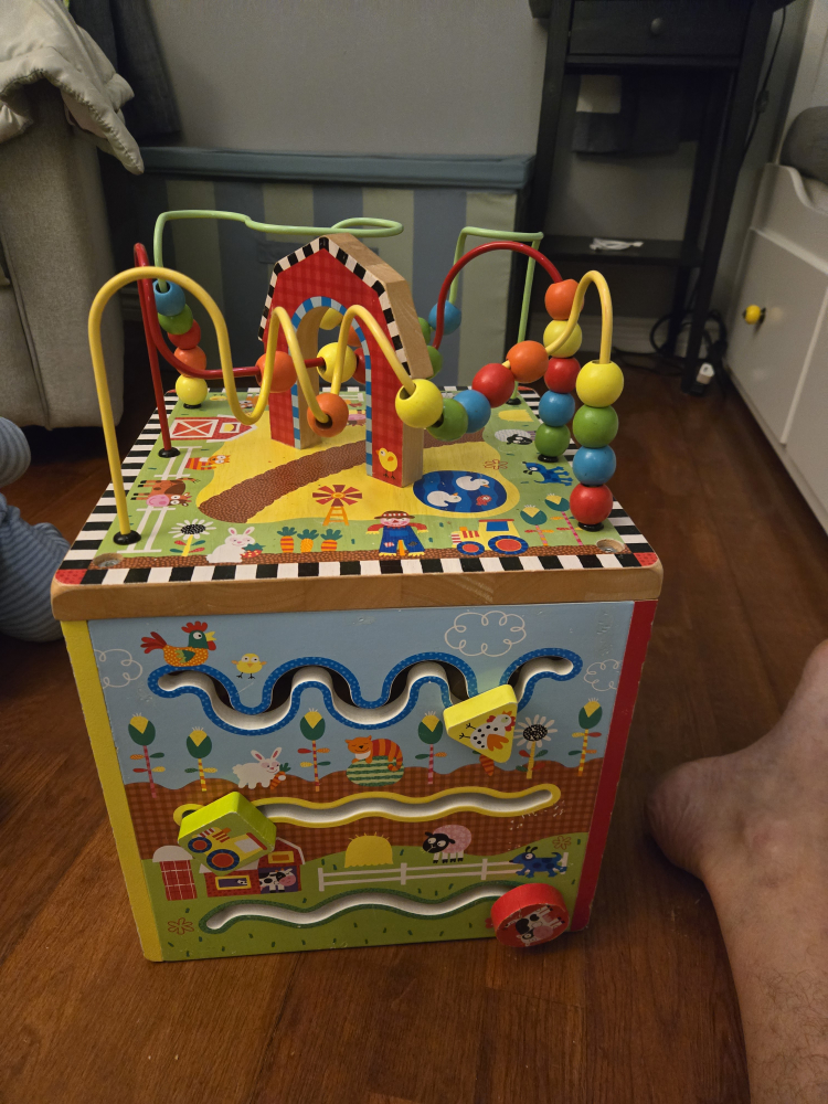 ALEX Jr. Wooden Activity Cube