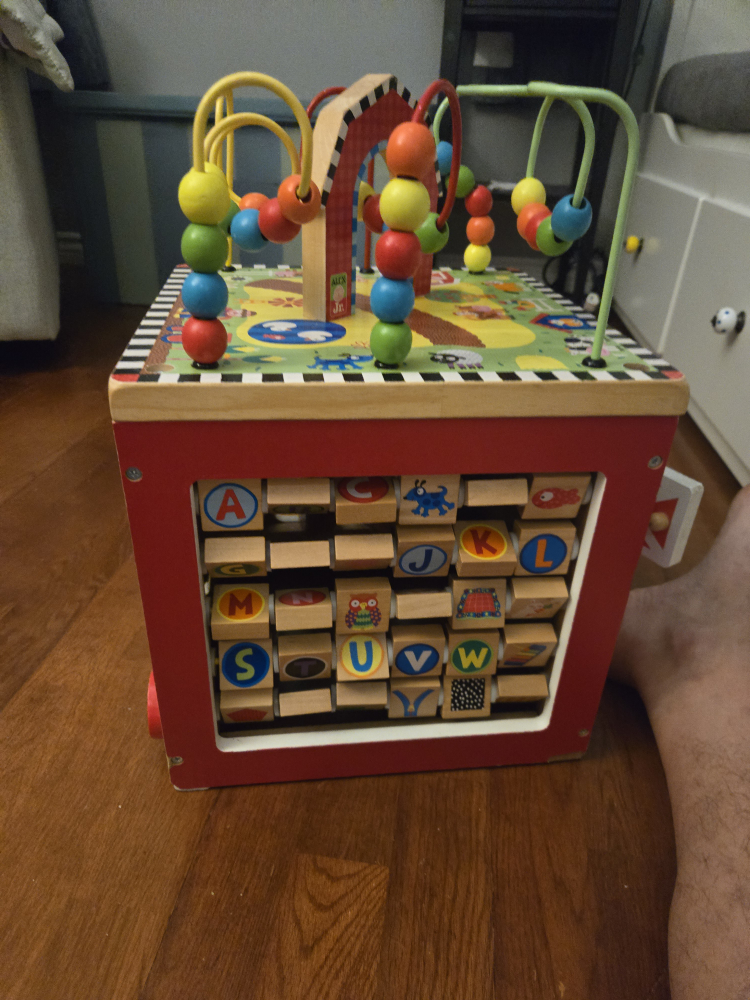 ALEX Jr. Wooden Activity Cube - photo 2