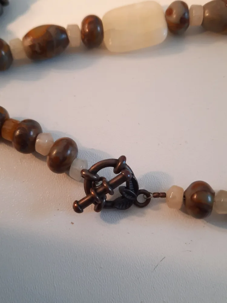 Two Beaded Necklaces with gemstones image indicator(3)