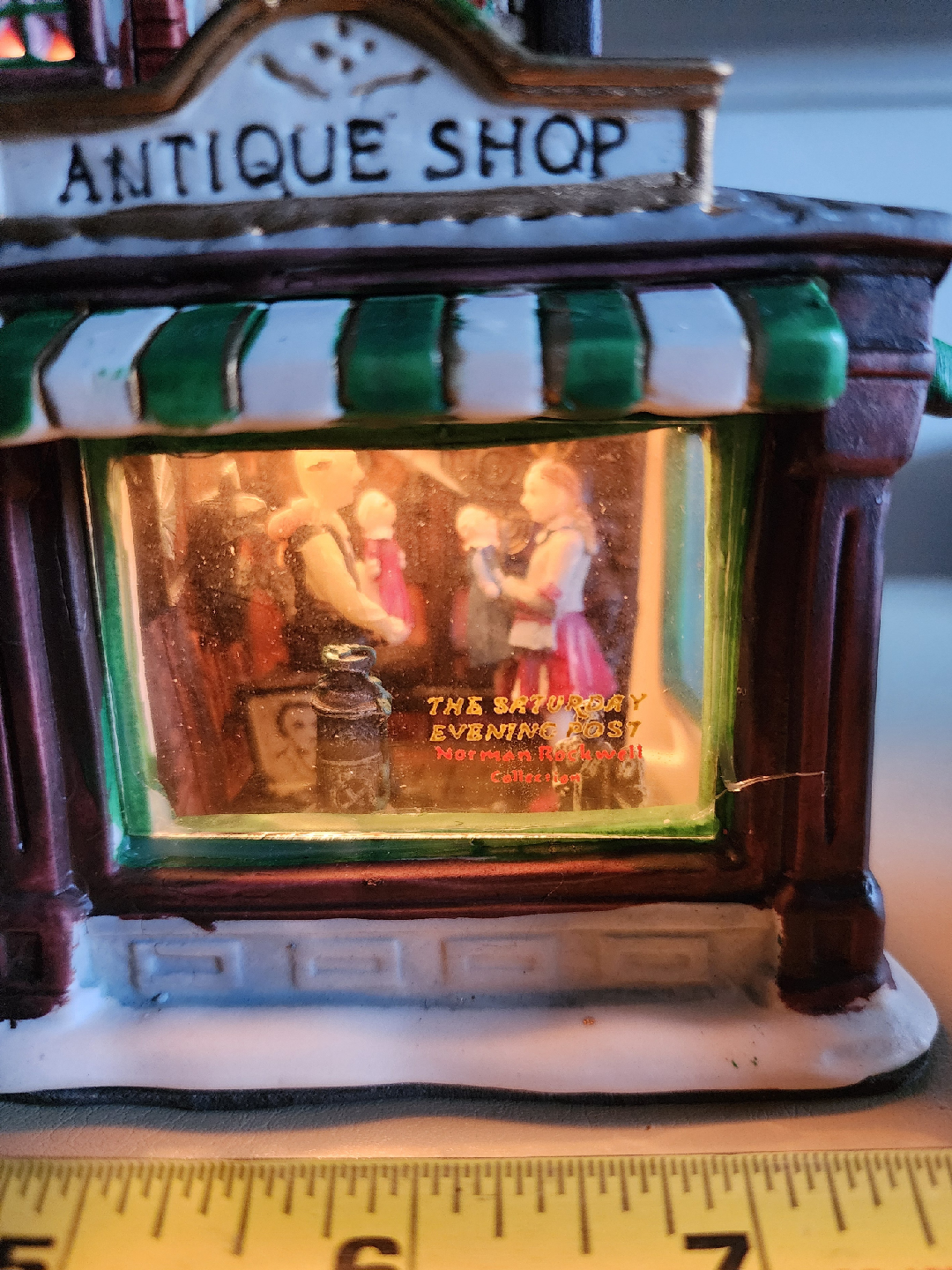 Norman Rockwell Antique Shop Village Collectible - photo 2