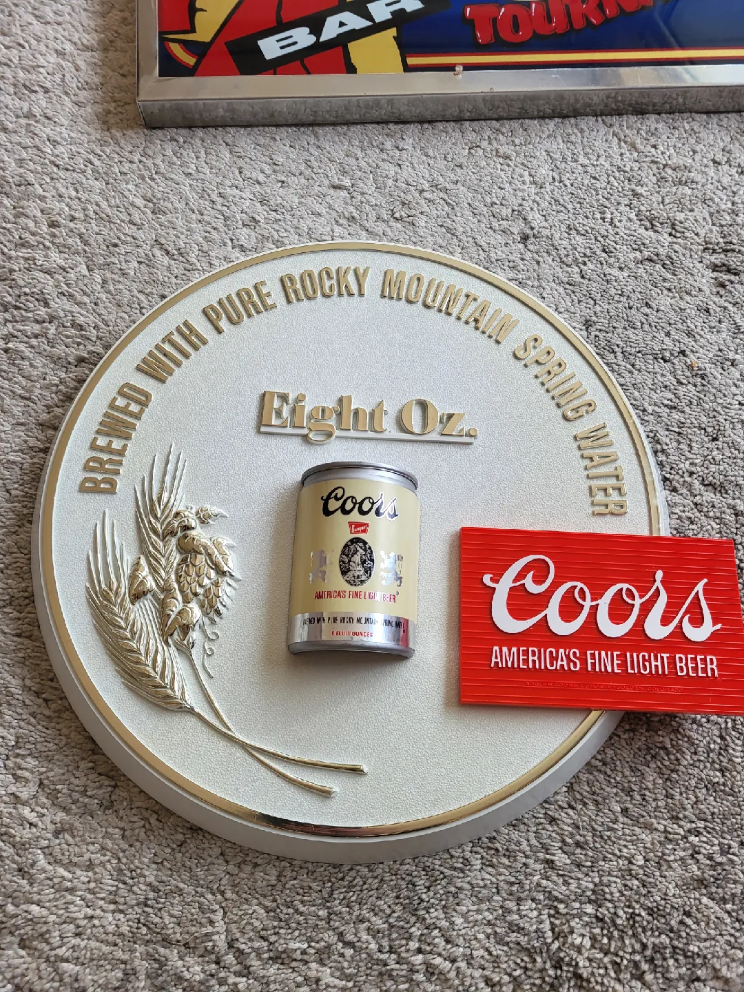 Coors Light Beer Sign thumbnail