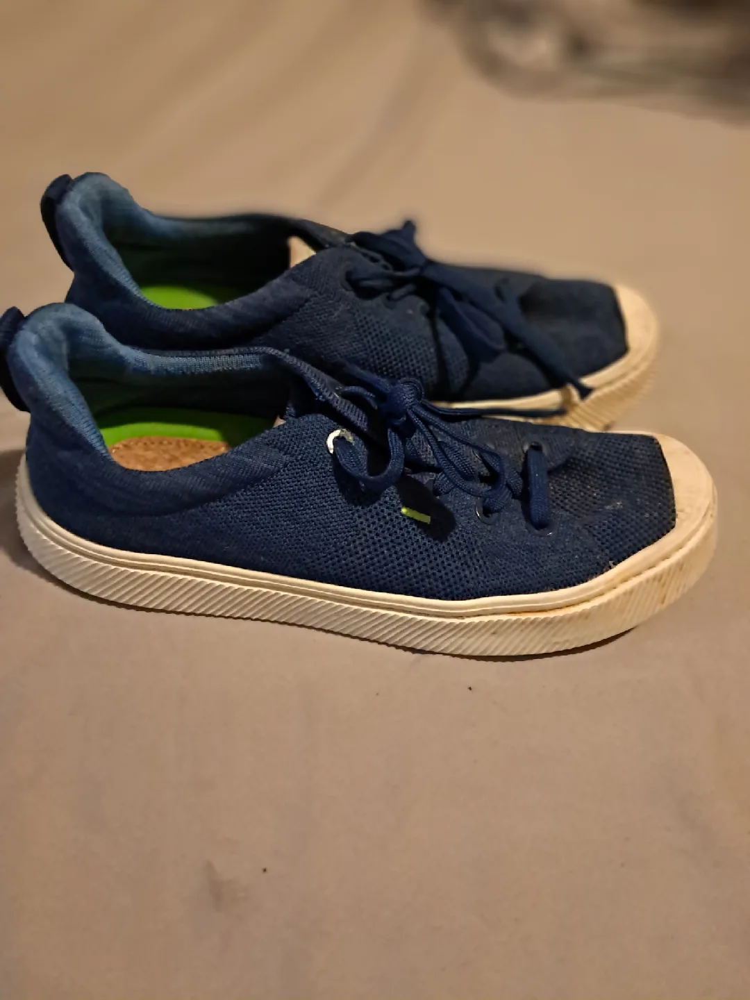 Cariuma Blue Canvas Sneakers image indicator(2)