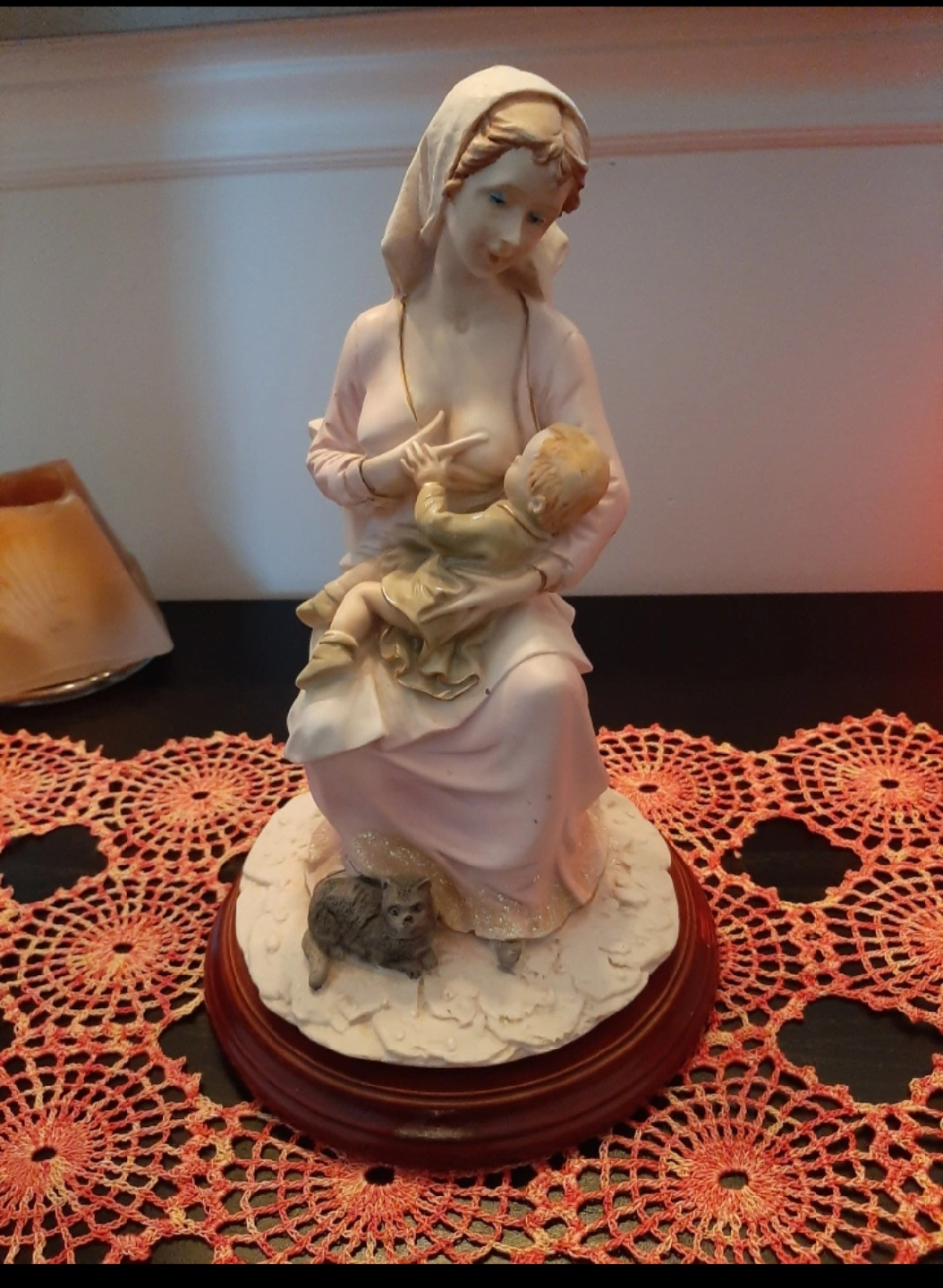 Mother and child figurine