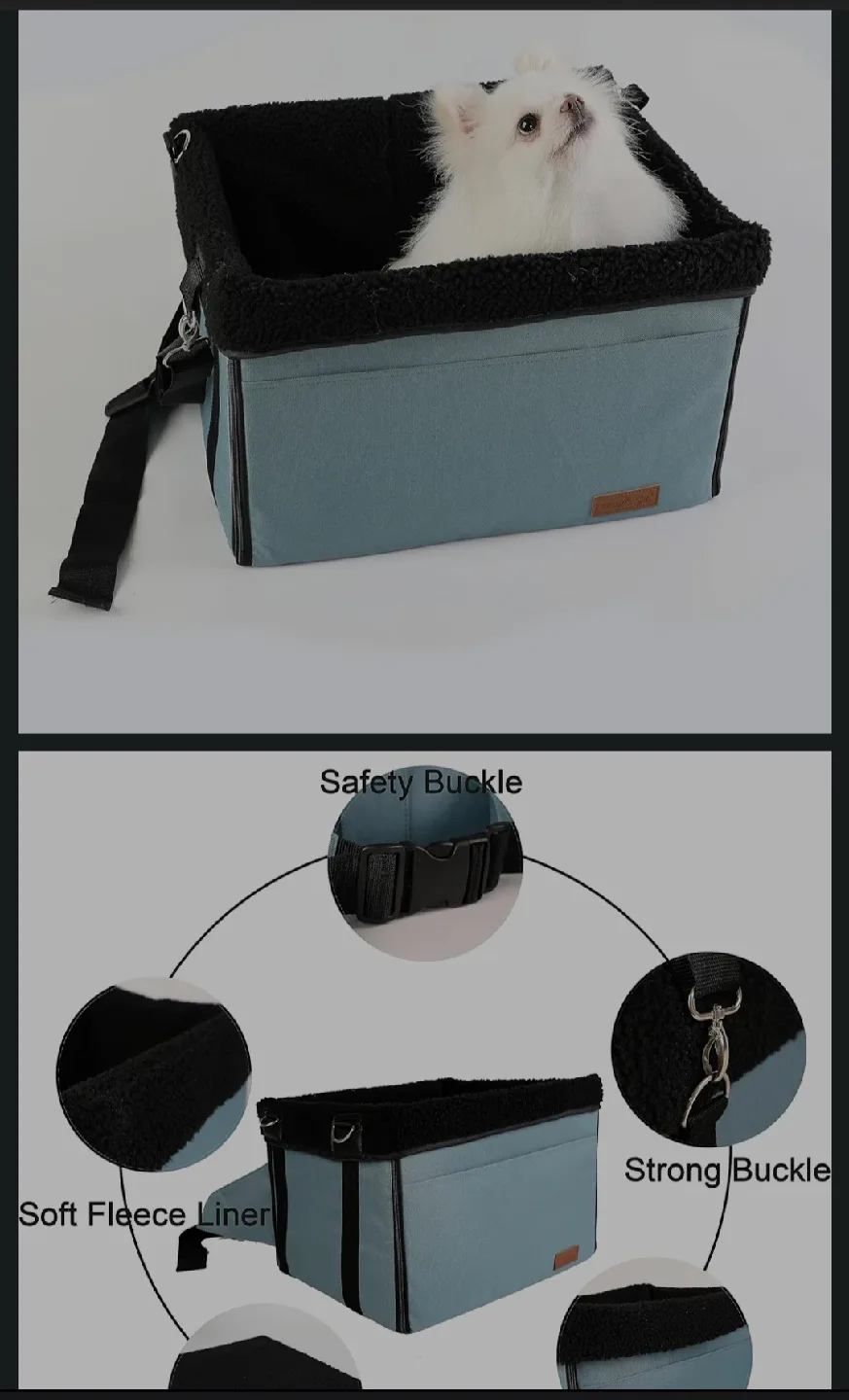 Apollo Walker Dog Booster  Car Seat Carrier image indicator(10)